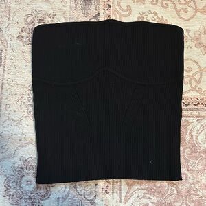 Black Forever 21 Knit Tube Top Size Medium